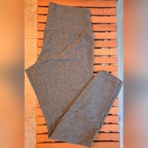 Grace and Lace Heather Charcoal Leggings Large